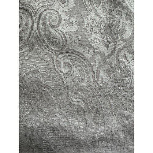 2 Ralph Lauren Pillow Shams Textured Jacquard Floral paisley gray standard - Picture 8 of 23