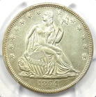 1864 Seated Liberty Half Dollar 50C (1864-P) - PCGS AU Details - Civil War Date!