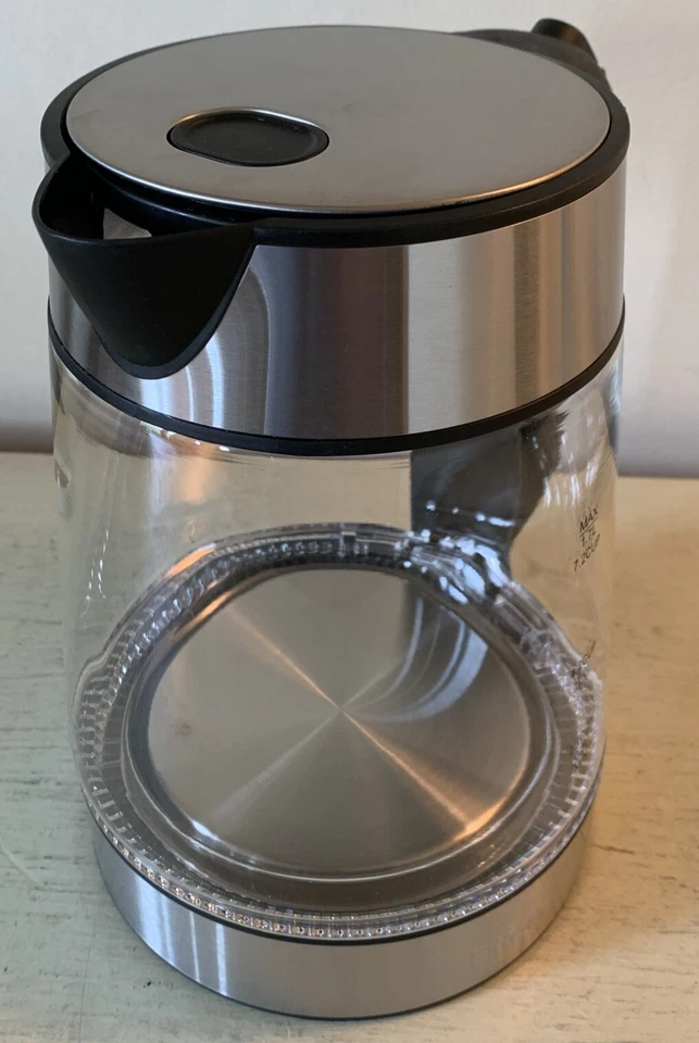 Hervidor de agua eléctrico Elite Gourmet EKT-602 1,7 L sin BPA de repuesto de vidrio leer Foto 3 de 4