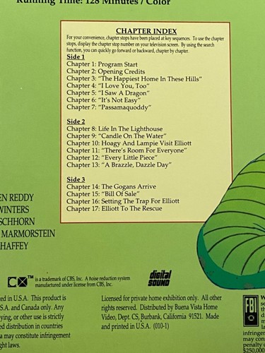 PETE'S DRAGON 1977 Laser Disc Disney Masterpiece: Helen Reddy, Mickey Rooney - Picture 8 of 10