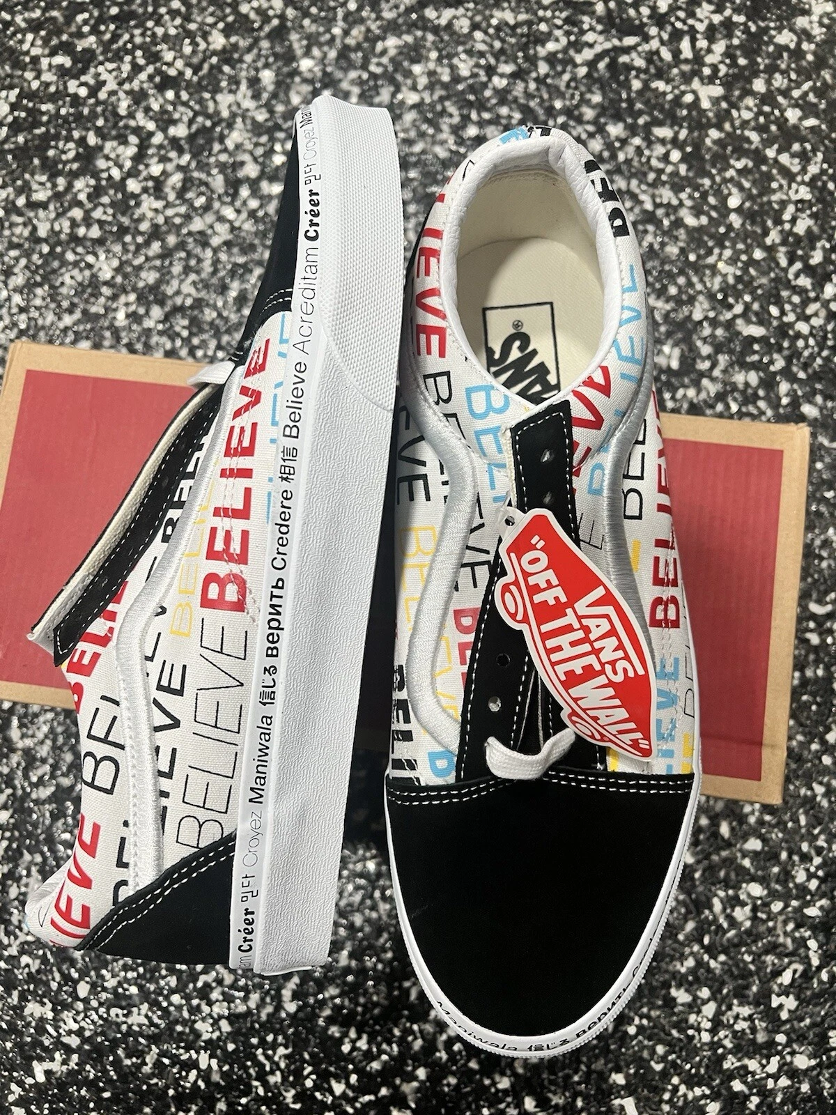 VANS Sneaker Uomo Believe ' Nero multi Oldol Sko 8 5ve