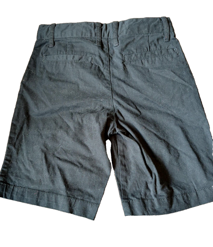 Boys' Flat Front Chino Shorts - Cat & Jack™ Black size 6 - Picture 4 of 5