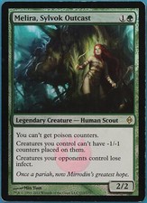 Melira, Sylvok Outcast FOIL New Phyrexia PLD Green Rare CARD (419768) ABUGames