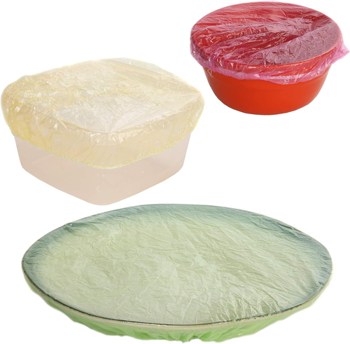 Elastic Food Covers, Plastic Kitchen Storage Lids for Meal Prep - Set of 24 - Picture 7 of 7