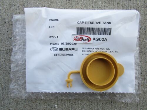 FITS: 05 - 19 SUBARU OUTBACK RADIATOR COOLANT RESERVOIR TANK CAP OEM BRAND NEW - Picture 2 of 3