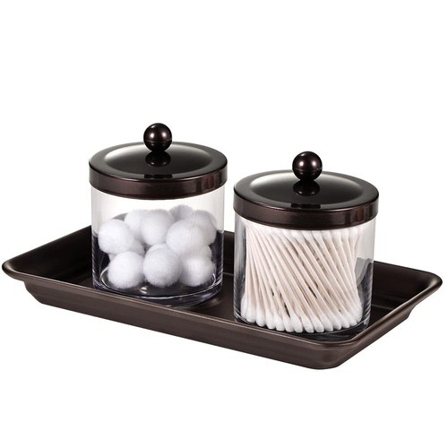 Vintage Farmhouse Decor Metal Vanity Tray (4 Pack), Countertop Guest Hand Tow... - Picture 3 of 7