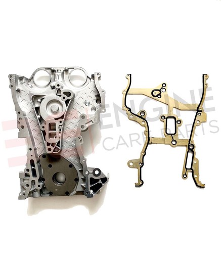 Cubierta de carcasa de cadena de distribución Vauxhall Corsa 1.2 16V y bomba de aceite se adapta al motor A12XER - Imagen 2 de 13