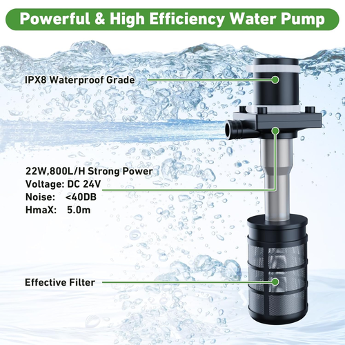 Automatic Drip Irrigation System Kits with 7 Gal Reservoir, Timer, Water Pump,12 - Picture 5 of 12