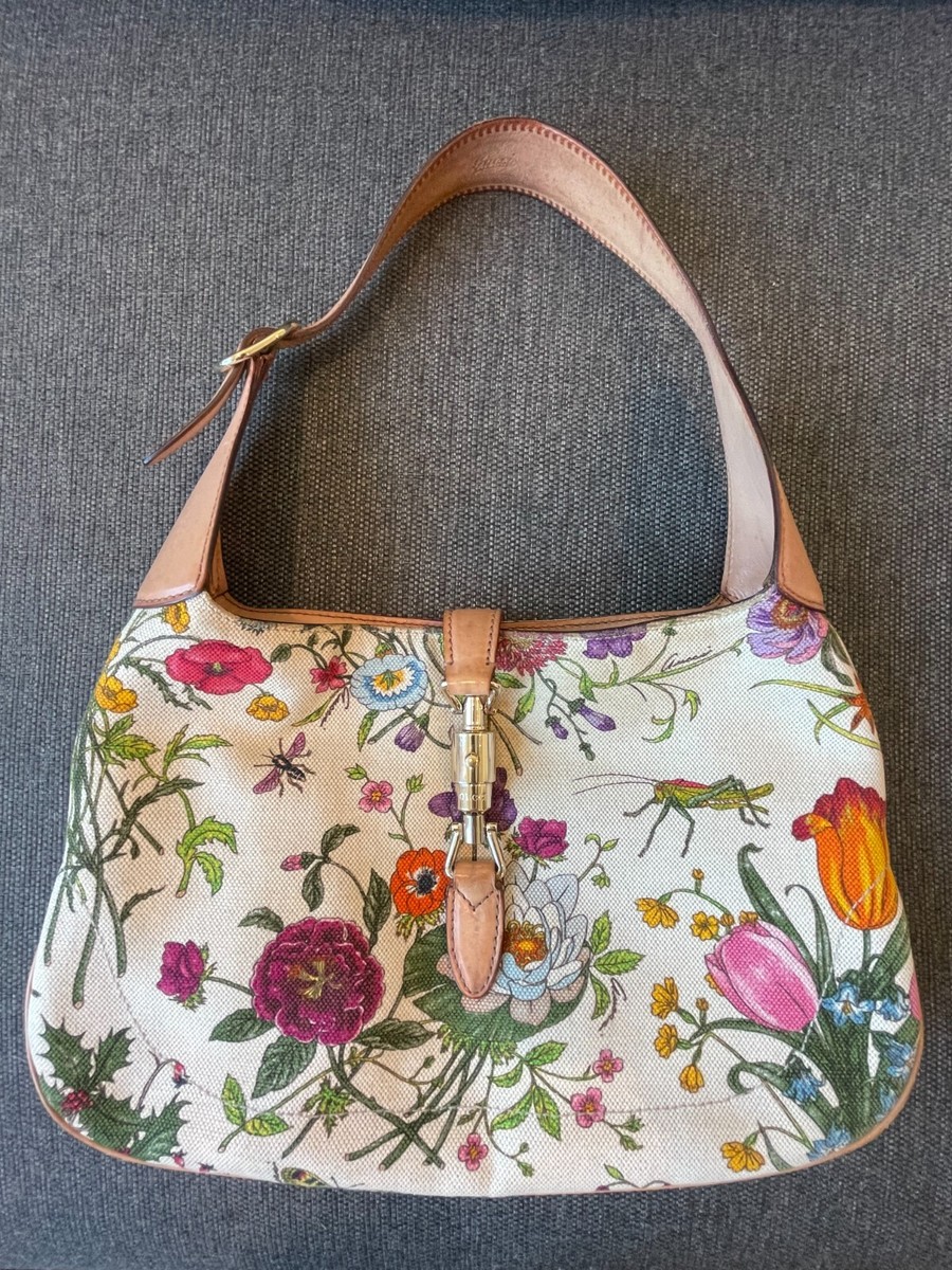 Gucci jackie flora hotsell