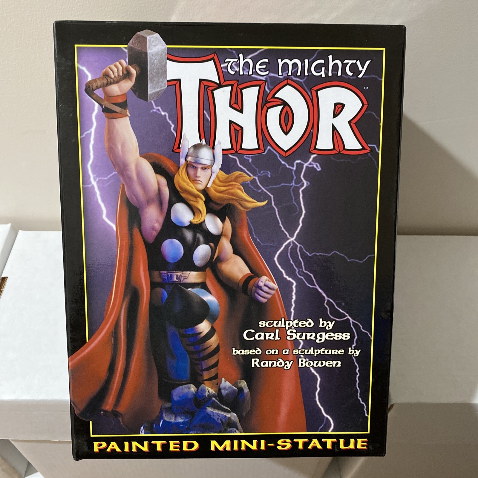 Bowen Designs The Mighty Thor Painted Mini Statue - Picture 6 of 9