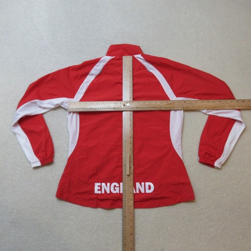 PUMA Track Jacket Womens UK 14 Red Full Zip England Athletics Top EU 42 NWT - Picture 4 of 8