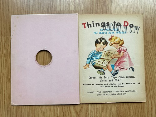 Things To Do Vintage 1953 Children’s Book - Picture 5 of 12