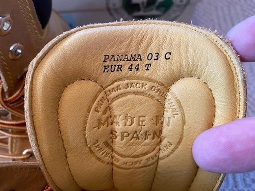 Panama Jack 03 C1 Original Hombre Vintage Napa Botines EUR 44, EE. UU. Talla 10.5 - Imagen 7 de 10