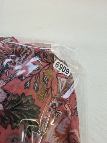 Joe Browns Maxi Dress Size 16 Pink Floral Sheer Gypsy Boho Long Sleeve V Neck - Picture 9 of 9
