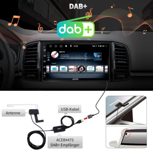 ATOTO A6PF DAB+ Android Autoradio navi GPS 7 Zoll ChatGPT-AI Android Auto Kamera - Bild 3 von 12