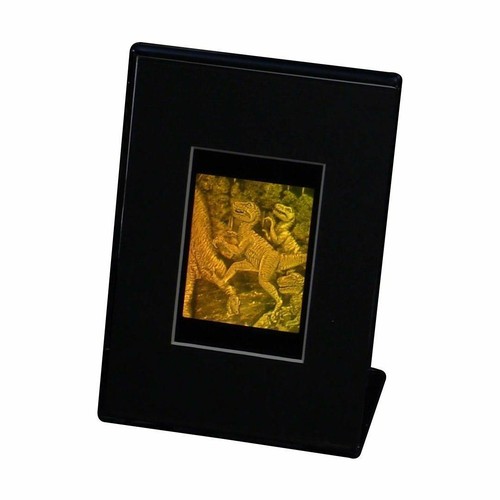 3D Dinosaur (T-REX) HOLOGRAM DESKSTAND, Collectible Polaroid Photopolymer Film - Picture 3 of 7