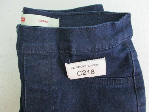 Levis Jeans Girls 8 Youth Blue Denim Legging Stretch Skinny Leg Dark Wash Casual - Picture 10 of 10