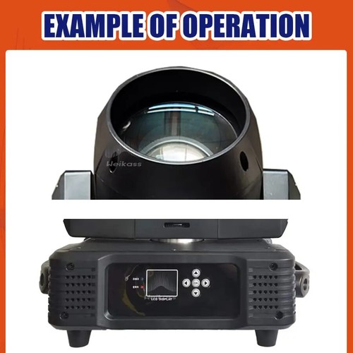380W 20R Beam Moving Head Light RGBW Stage Lights Gobo Dmx512 For Dj Disco Bar - Picture 8 of 16