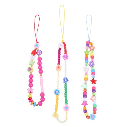 3pcs Phone Hanging Lanyard Phone Charm Chain Colorful Phone Chain - Zdjęcie 5 z 12