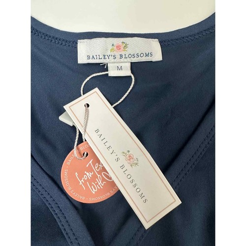 Bailey's Blossoms Jumpsuit Damen Größe M Blau Kurzarm Neu - Bild 5 von 6