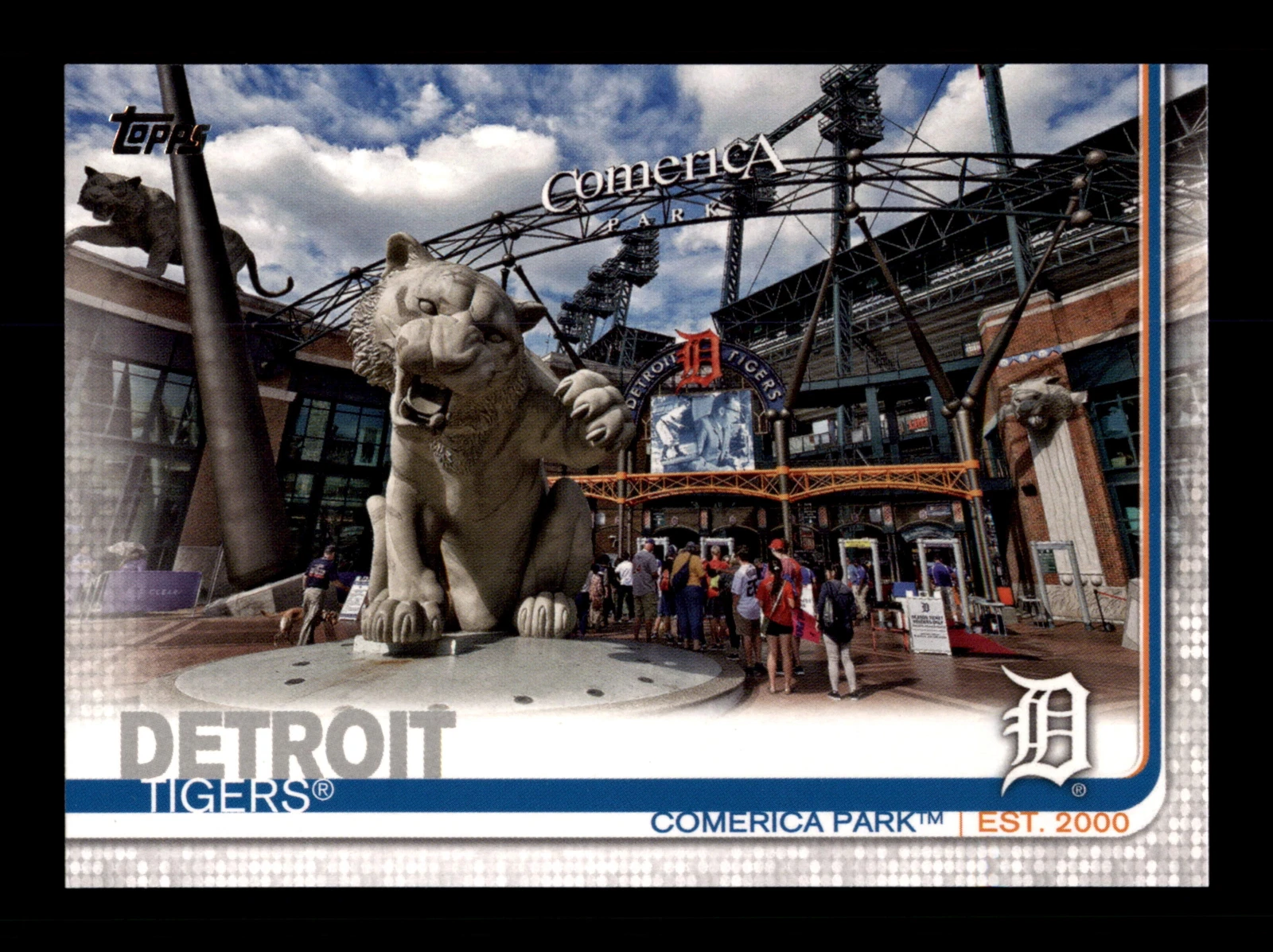 Comerica Park trading card
