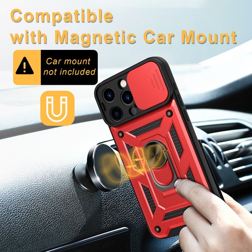 Für iPhone 13 14 15 Pro Max Hard Case Slide Kamera Linse Schutz Ring Cover - Bild 36 von 55
