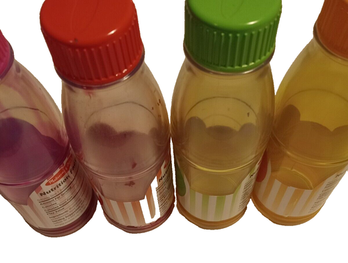 4 Stück Spielzeug Saftflaschen (Beerenmischung, Cranberry, Apfel und Orange) - Bild 2 von 2