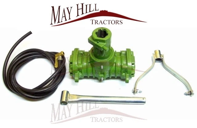 Standard 6 Spline Tractor PTO Twin Cylinder Air Compressor Ideal Field Tyres