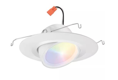 Juno RB Adjustable 6"LED Retrofit White Housing Required Recessed Light Trim-NOB
