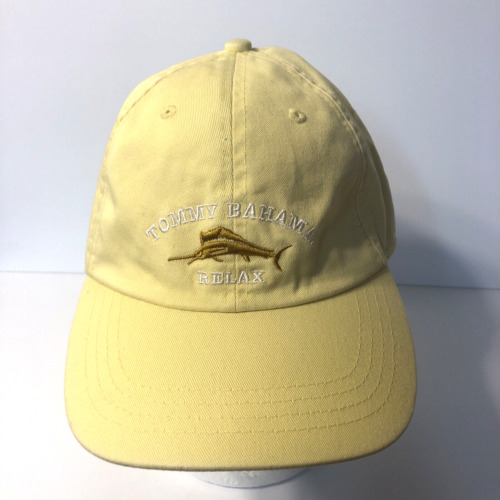 Tommy Bahama Hat Cap Strap Back Relax Mens Yellow… - image 1