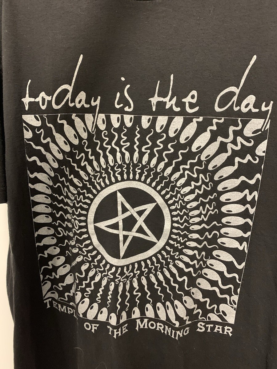 today is the day Tシャツ ビンテージＬサイズ 短丈 Vintage 1997 Today is the day temple of the morning star t-shirt L