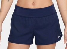 Nike Women's NESS9389-440 Solid Element Swim Boardshorts Midnight Blue Size L