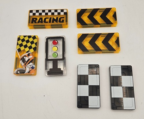 Juego de 24 piezas de azulejos magnéticos para pista de carreras juego de dos temas para niños STEM juguete - Imagen 6 de 11