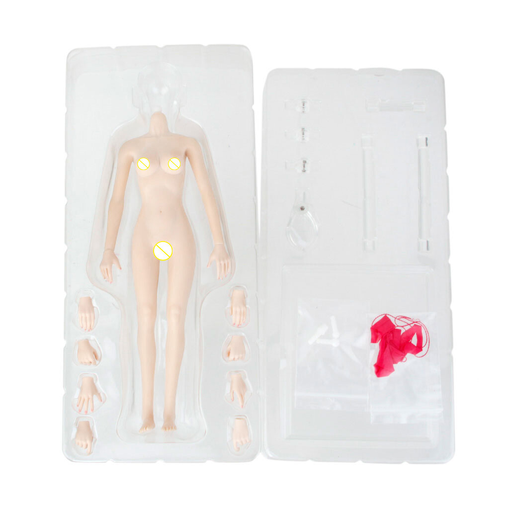 Scala 16 in pelle bianca azione cifra femminili Nude corpo & Head Sculpt Scala 16 in pelle bianca azione cifra femminili Nude corpo & Head Sculpt