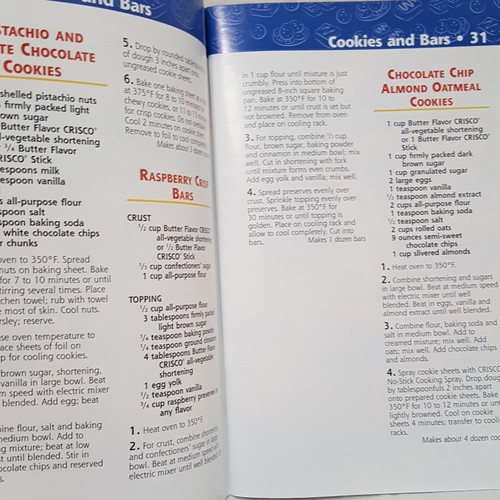 Crisco Sweets Occasions Raspberry Cream Pie Holiday 2001 Recipes Cookbook - Picture 7 of 9