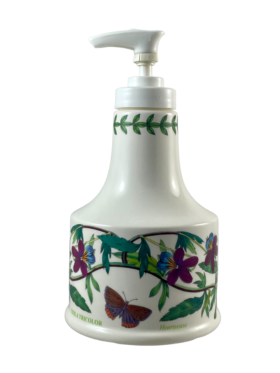 Portmeirion Botanic Garden Viola Tricolor Lotion Soap Pump Dispenser