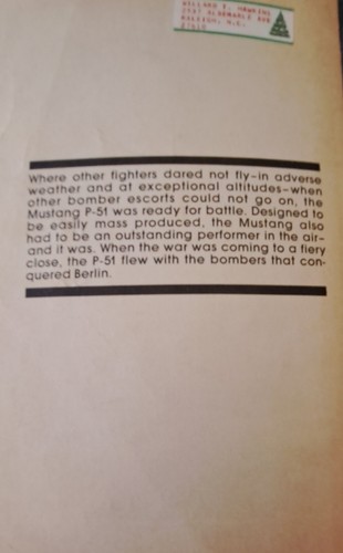 P-51 BOMBER ESCORT, TRADE PB, 1977 ED - Picture 3 of 5