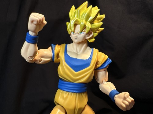 Dragon Stars Dragon Ball Super Saiyan Goku Action Figure Bandai Shenron Wave - Picture 2 of 14