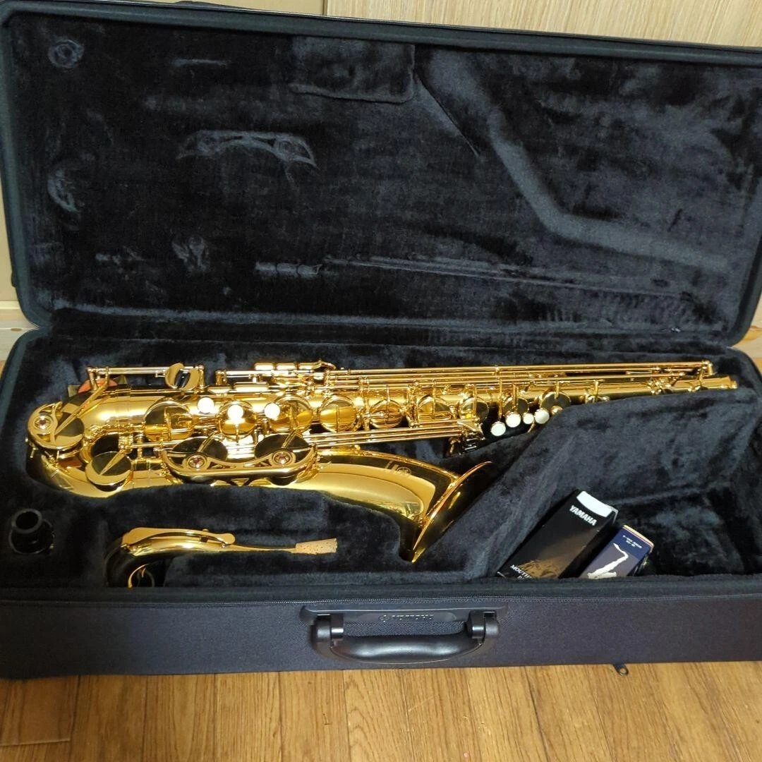 Sassofono Professionale Sassofono Tenore Professionale Vintage B Flat Craft Gold Classico Intagliato Strumento Musicale Sax Tenore(Bag B - Foto 7