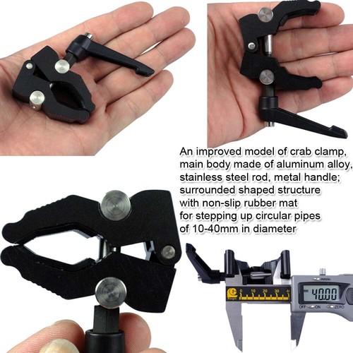 Crab Clamp Tongs Pliers Clip Holder for Studio Flash Light Stand Camera Tripod - Picture 4 of 9