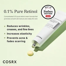 COSRX Retinol 0.1% Cream, 0.67 Oz, Anti-aging Eye & Neck Cream, Reduce Wrinkles
