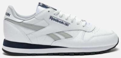 Reebok Classic Leather White Grey Vector Navy for Sale