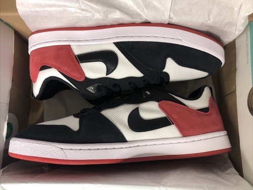Nike SB Alleyoop Dunk Chicago Black Toe bred CJ0882-102 Sz 8.5 9.5 10 - Picture 8 of 11