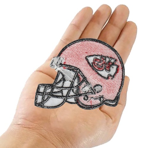 10 pcs Kansas City Chiefs Nation Football Logo Size 3.2"x2.6" Iron on Patches - Picture 10 of 12