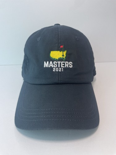 2021 MASTERS Adjustable Logo Golf Hat in Black by American Needle Augusta - Picture 12 of 16