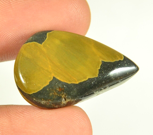 23.60Ct Natural Ocean Jasper Pear Cabochon Undrilled bead Pendant Gemstone - Picture 2 of 9