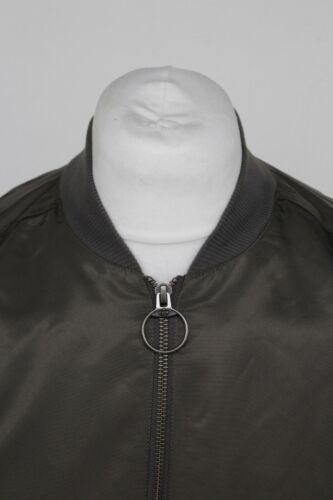 Damen Bomberjacke Gr. XS Grau Neu Reebok Langarm Damen Baseball Mantel - Bild 3 von 12