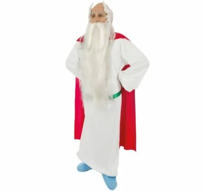 CHAKS Herren Kostüm Miraculix deluxe Original inkl. Perücke Gr. M-XL Asterix & Obelix