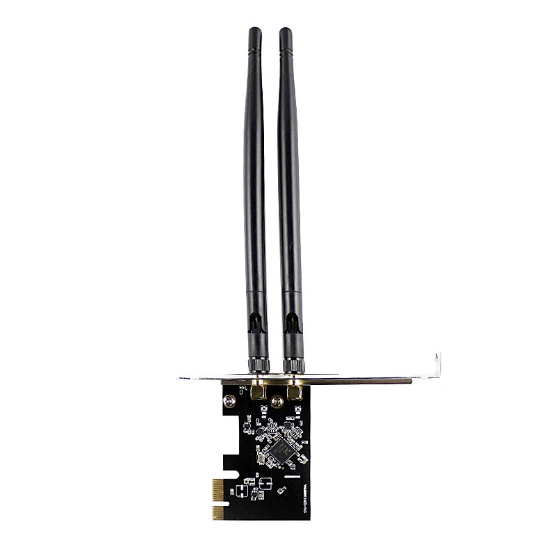 Desktop PC PCIe WiFi Wireless Adapter Dual Band AC 1200Mbps Network Card RTL8812 - Image 2 of 4