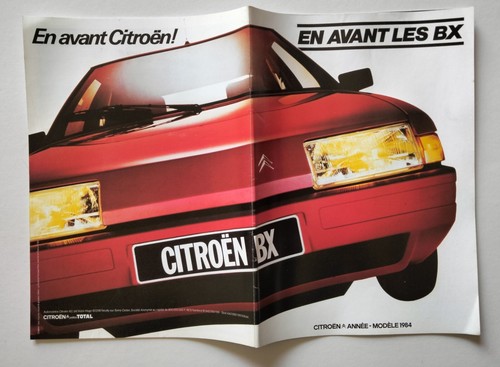 1984 Citroen BX 14E - 14RE - 16RS - 16TRS - 19D - 19TRD French Sales Brochure - Picture 16 of 16